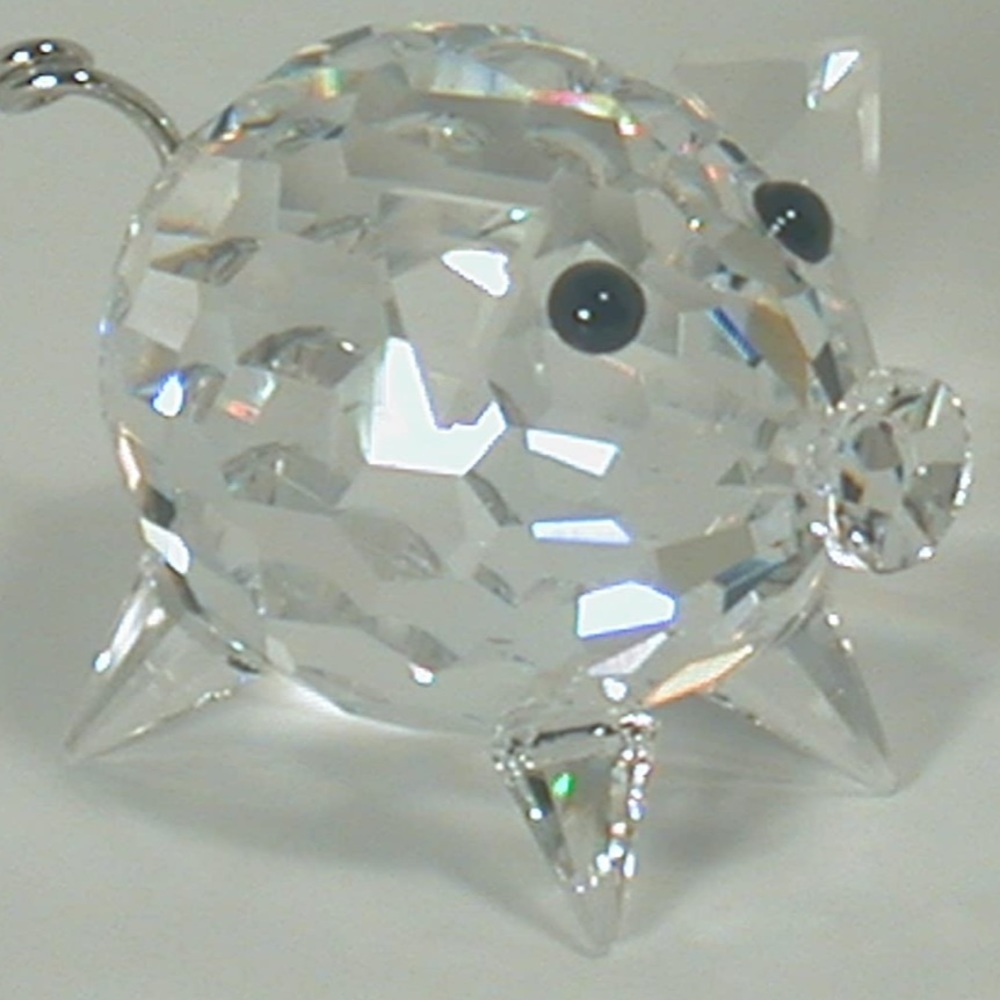 Swarovski Authentic Crystal Baby Mini Pig Figurine